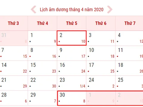 Dịp lễ 30/4-1/5 người lao động được nghỉ 4 ngày
